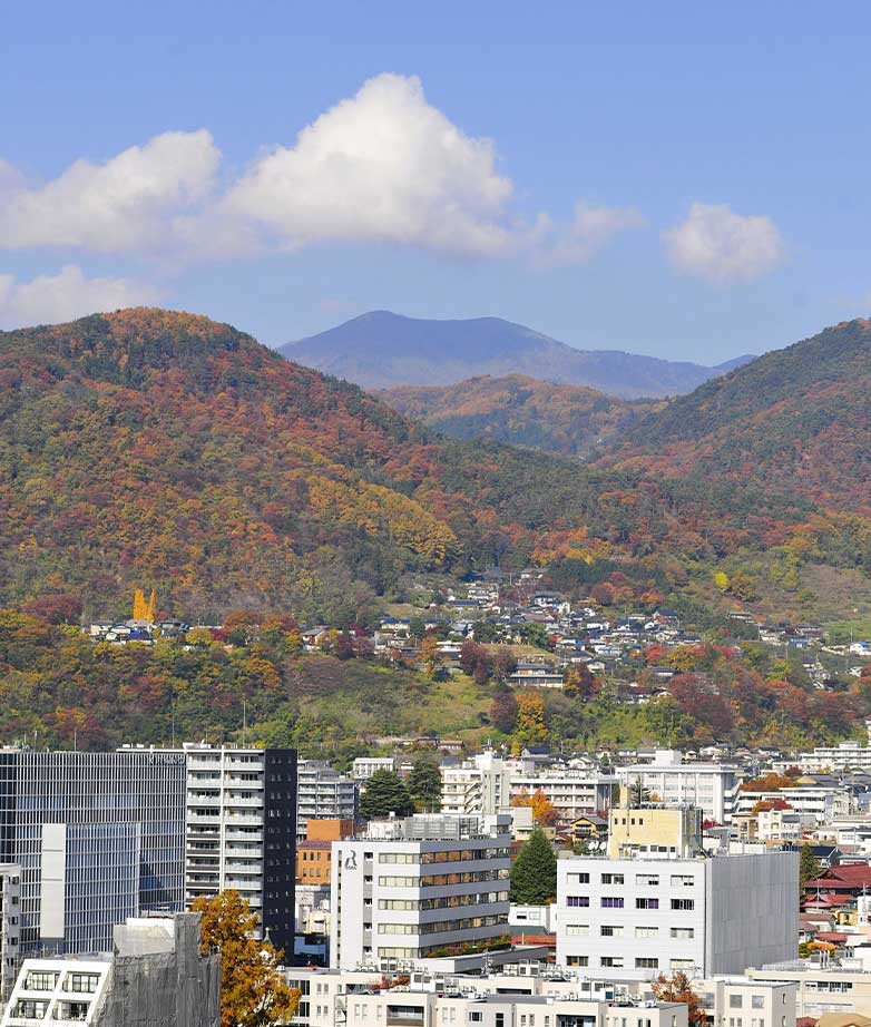 秋　長野をまるっと楽しめるロケーション