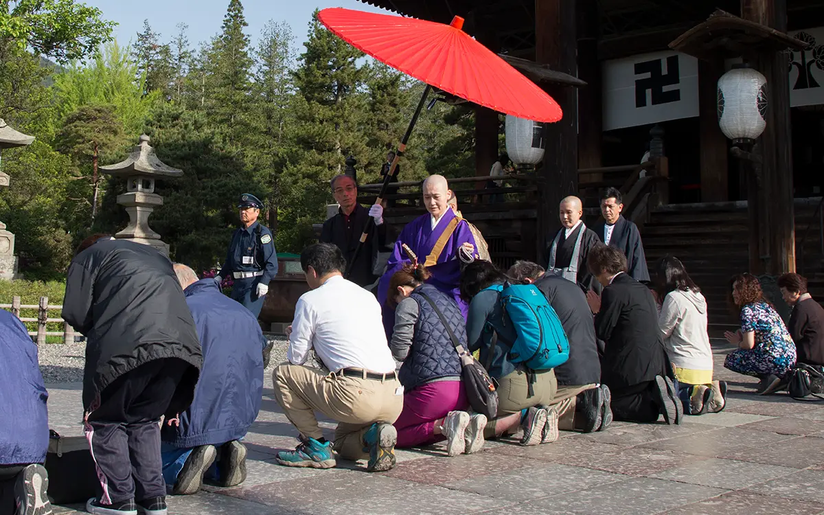 善光寺お数珠頂戴